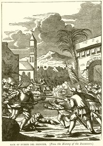 Plünderung von Puerto del Principe von English School