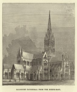 Salisbury Kathedrale von Nordosten von English School