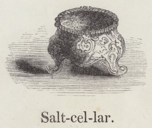 Salzfass (Gravur) von English School