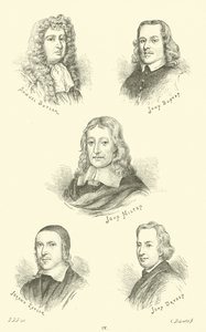Samuel Butler, John Bunyan, John Milton, Jeremy Taylor, John Dryden von English School