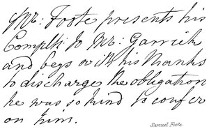 Samuel Foote von English School