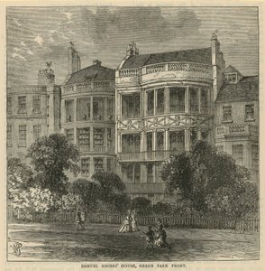 Samuel Rogers Haus, Green Park Vorderseite von English School