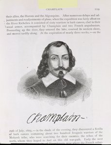 Samuel de Champlain (ca. 1567-1635) Illustration aus Band IV von 