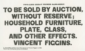 Serifenloses Plakat