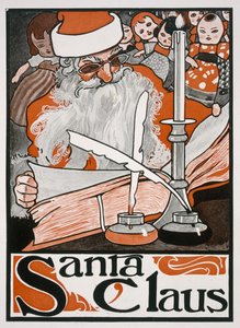 Weihnachtsmann (Farblithographie)