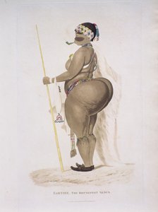 Sartjee, die Hottentotten-Venus, 1810