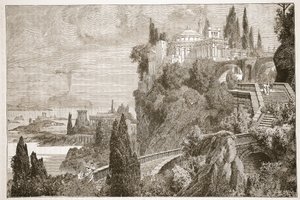 Landschaft bei Kap Misenum, nahe Baiae von English School