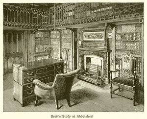 Scotts Arbeitszimmer in Abbotsford