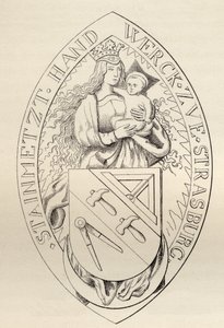Siegel der Maurer von Straßburg, 1524, aus 