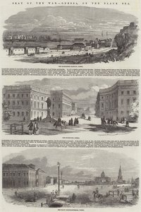 Kriegsschauplatz, Odessa, am Schwarzen Meer (Gravur) von English School