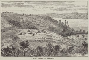 Siedlung von Manyanga (Stich) von English School