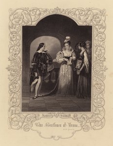 Shakespeare: Zwei Herren aus Verona, Akt IV, Szene 4 von English School