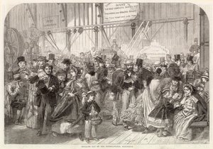 Schillingtag bei der Internationalen Ausstellung 1862 von English School