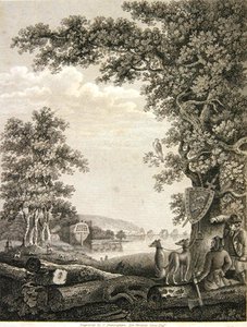 Schiffbauer im New Forest, graviert von C. Sheringham für Percival Lewis