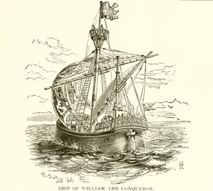 Schiff von Wilhelm dem Eroberer. Überschneidende normannische Bögen. Lincoln Cathedral