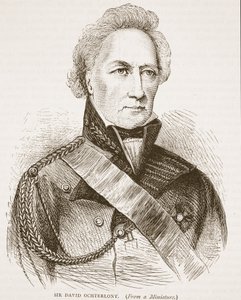 Sir David Ochterlony, Illustration aus Cassells Illustrierter Geschichte Indiens von James Grant, veröffentlicht 1879 von English School