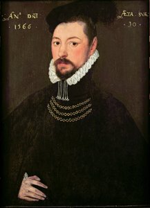 Sir Edmund Huddleston (1536-1606) von English School