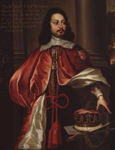 Sir Edward Walker, Garter King of Arms von English School