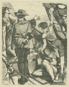 Sir Francis Drake (Gravur) von English School