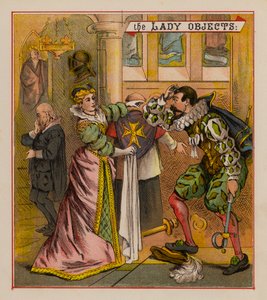 Sir Francis Drake und seine Kobolde (Farblithografie) von English School