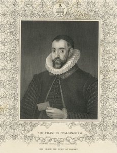 Sir Francis Walsingham (Stich) von English School