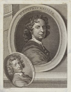 Sir Godfrey Kneller und John Zackary Kneller von English School