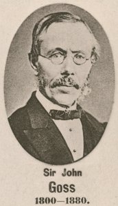 Sir John Goss (Gravur) von English School
