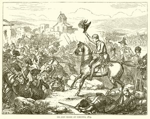 Sir John Moore in Corunna, 1809 von English School
