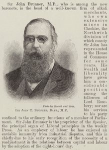 Sir John T Brunner, Baronet, MP von English School