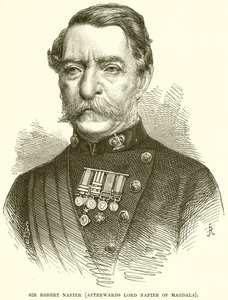 Sir Robert Napier (später Lord Napier von Magdala) von English School