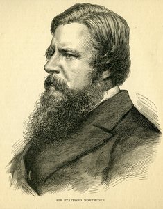 Sir Stafford Northcote, 1. Earl of Iddesleigh (1818-87) von English School