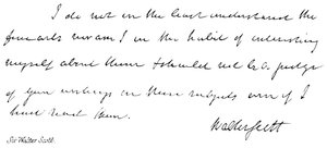 Sir Walter Scott von English School