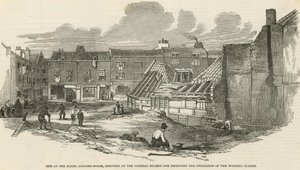 Standort des Modellwohnhauses, errichtet von der General Society for Improving the Dwellings of the Working Classes