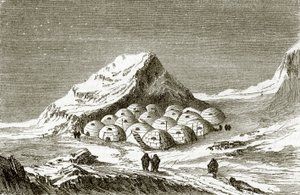 Schneehütten der Eskimos von English School