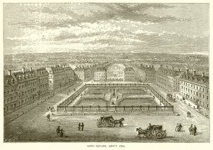 Soho Square, um 1700 von English School