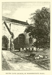 South Cave Kirche, im Washingtons Park von English School