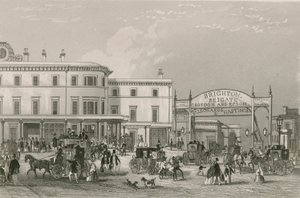 Bahnhof der South Eastern Railway, London Bridge von English School