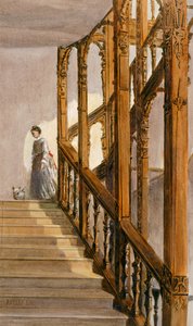 Südtreppe, Audley End House, späte 19. Jahrhundert