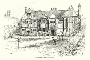 Southall Herrenhaus (Gravur) von English School