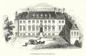 Southampton Haus, Bloomsbury (Stich) von English School