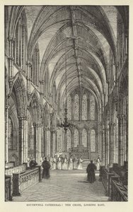 Southwell Kathedrale, der Chor, nach Osten blickend von English School