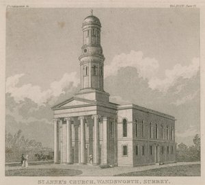 St. Annes Kirche in Wandsworth von English School
