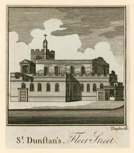 St Dunstans, Fleet Street, London von English School
