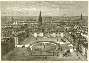 St. Jamess Square im Jahr 1773 von English School