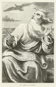 Der Heilige Johannes auf Patmos von English School
