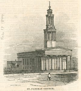St. Pancras Kirche, London von English School