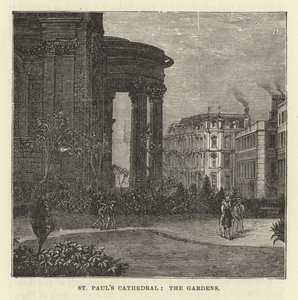 St. Pauls Kathedrale, die Gärten von English School