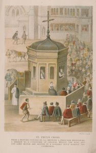 St. Pauls Kreuz aus einem Bild von 1616