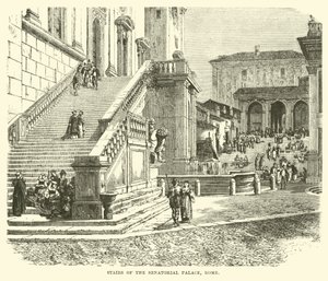 Treppe des Senatorenpalastes, Rom von English School