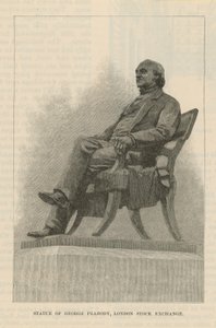 Statue von George Peabody von English School